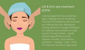 Lift firm eye treatment ESPA